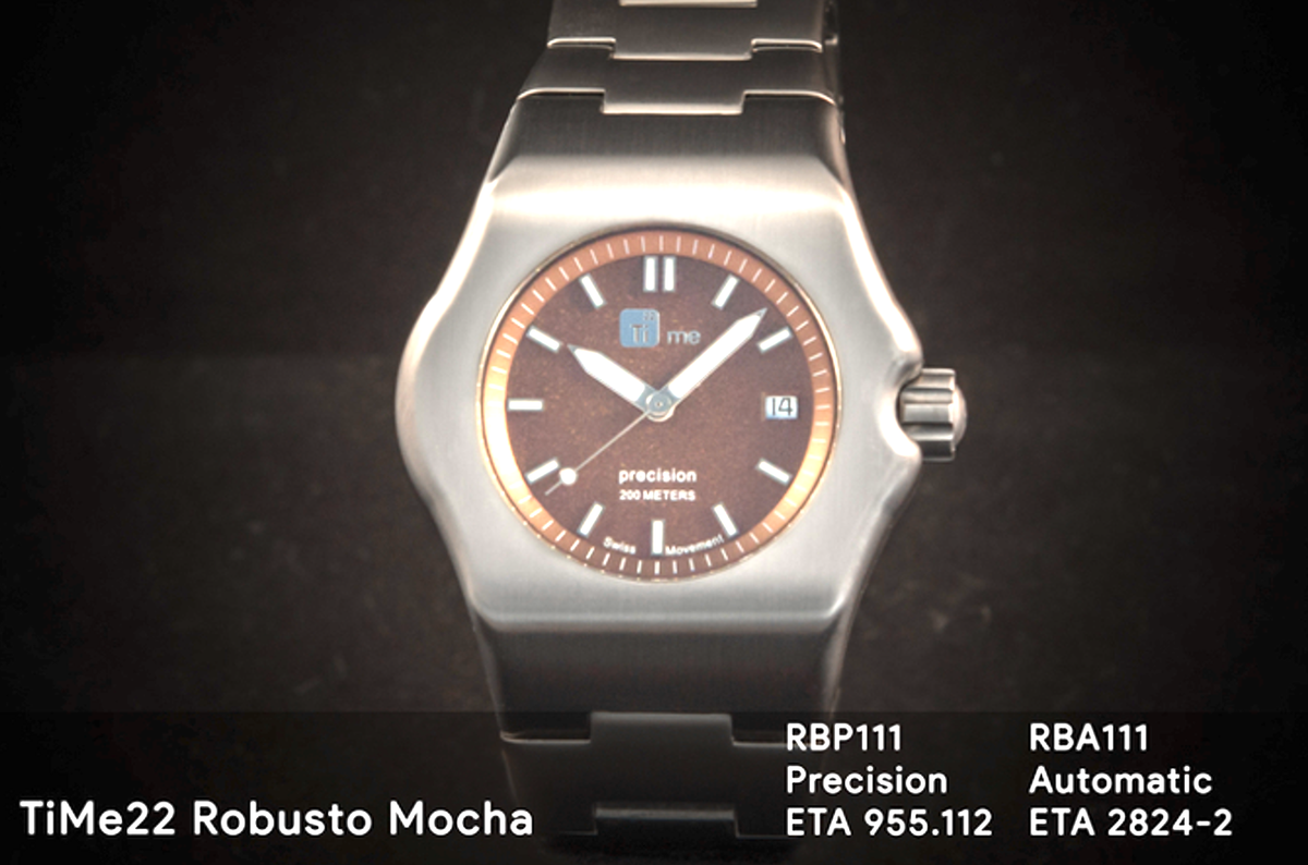 [пополнение] TiMe22 Robusto Automatic Mocha