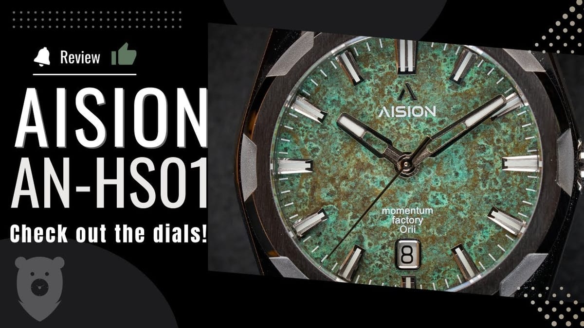 Aision AN-HS01 Hanmon Ryokusui от Esbjorn Wristwatch Reviews