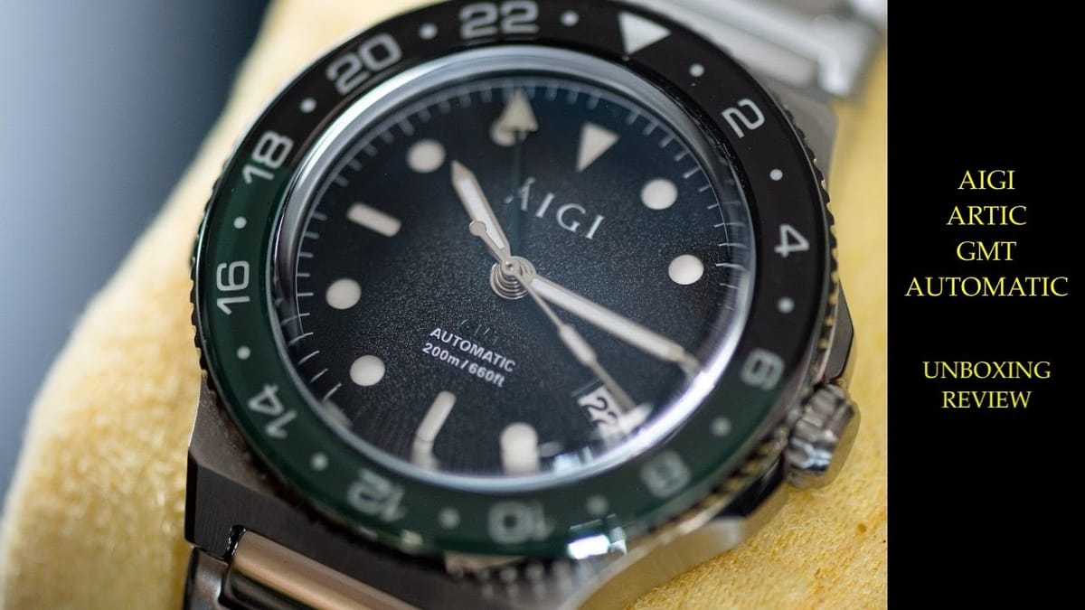 AIGI Arctic GMT от Valjoux Relogios