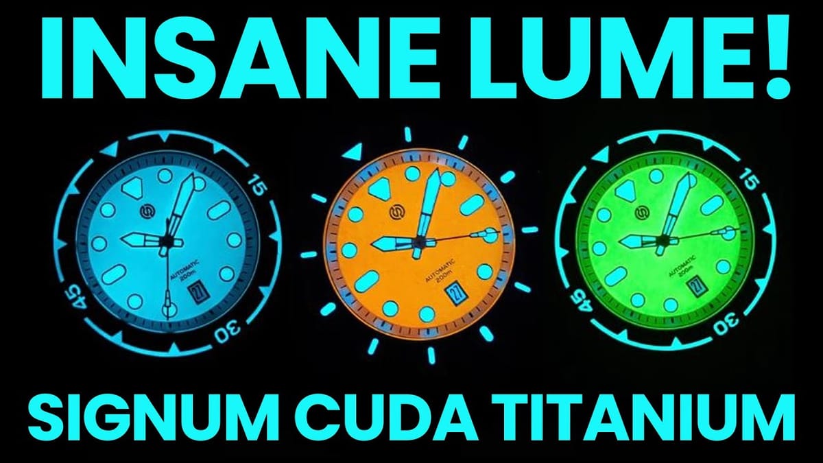 Signum Cuda Titanium от Just One More Watch