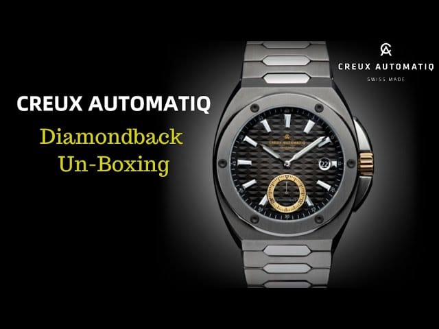 Распаковка Creux Automatiq Diamondback от WatchChris