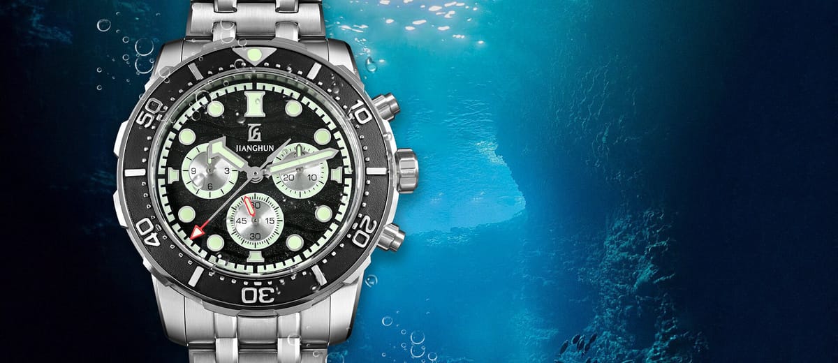 JIANGHUN Deep Challenger Chronograph Diver 300 JH0203G