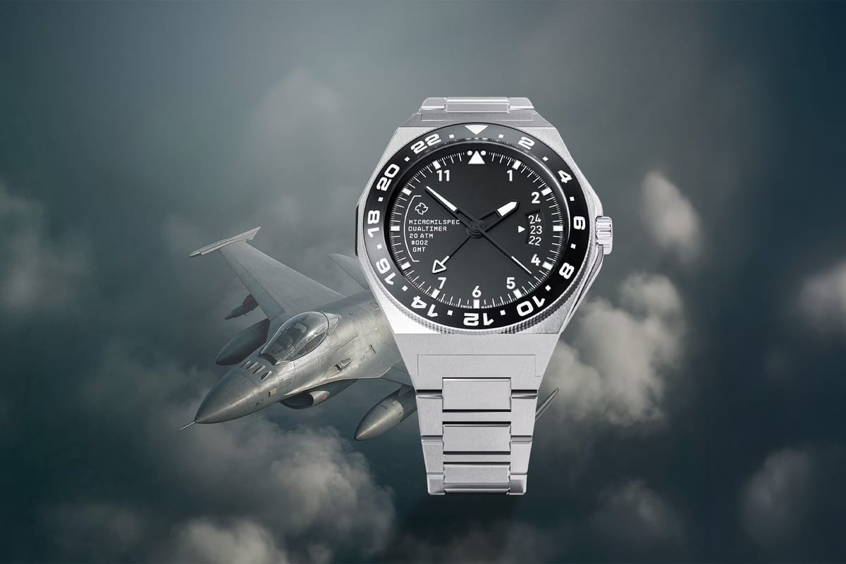 Micromilspec Pilot GMT Dualtimer на Monochrome