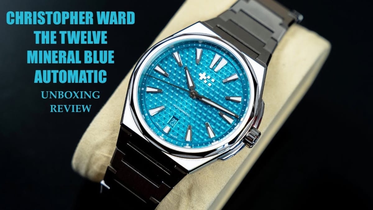 Christopher Ward The Twelve Mineral Blue от Valjoux Relogios