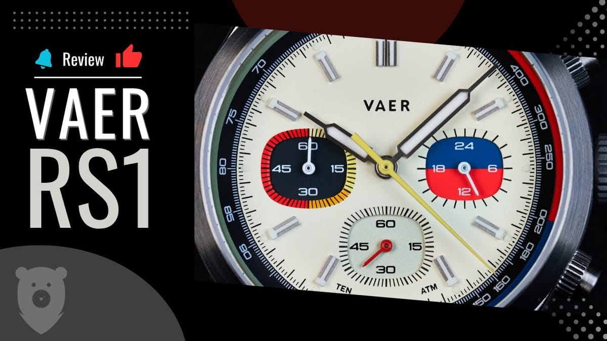Vaer RS1 Rally Chronograph от Esbjorn Wristwatch Reviews