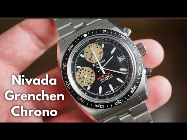 Nivada Grenchen Chronograph Yellow от Watch Addiction Watch Reviews