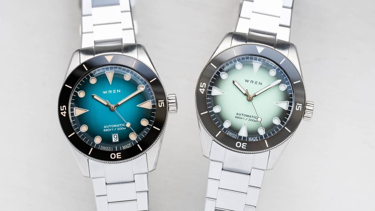 Wren 38 Diver на Hodinkee