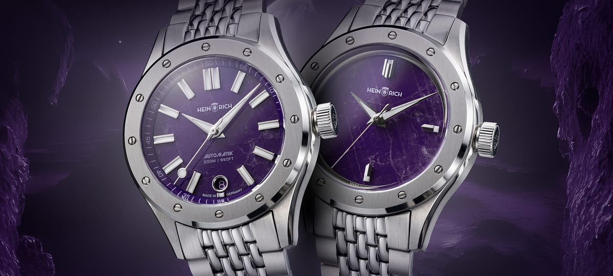 Heinrich Helicoprion Amethyst на ABlogToWatch