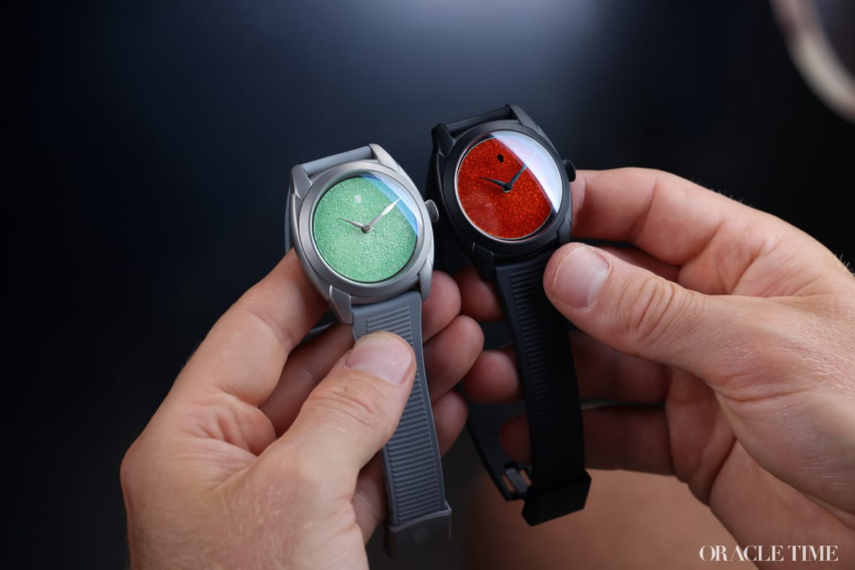 Isotope x Oracle Time Mercury Vitreous Green & Orange на Oracle Time