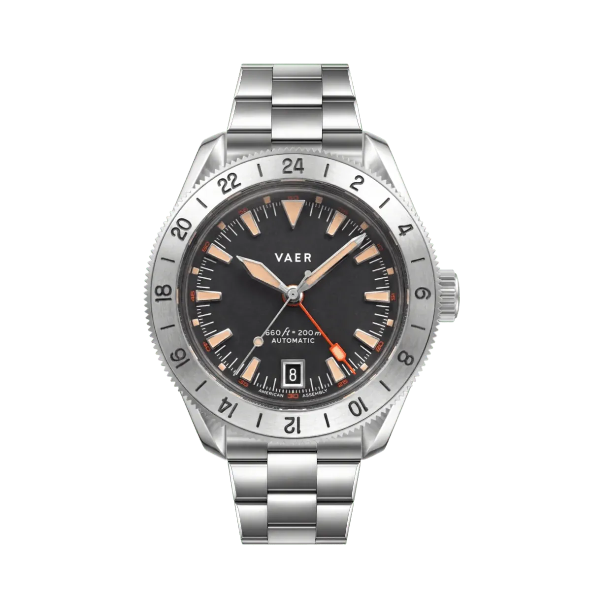 Vaer представили новый вариант модели G5 - Pacific Steel GMT - 42mm
