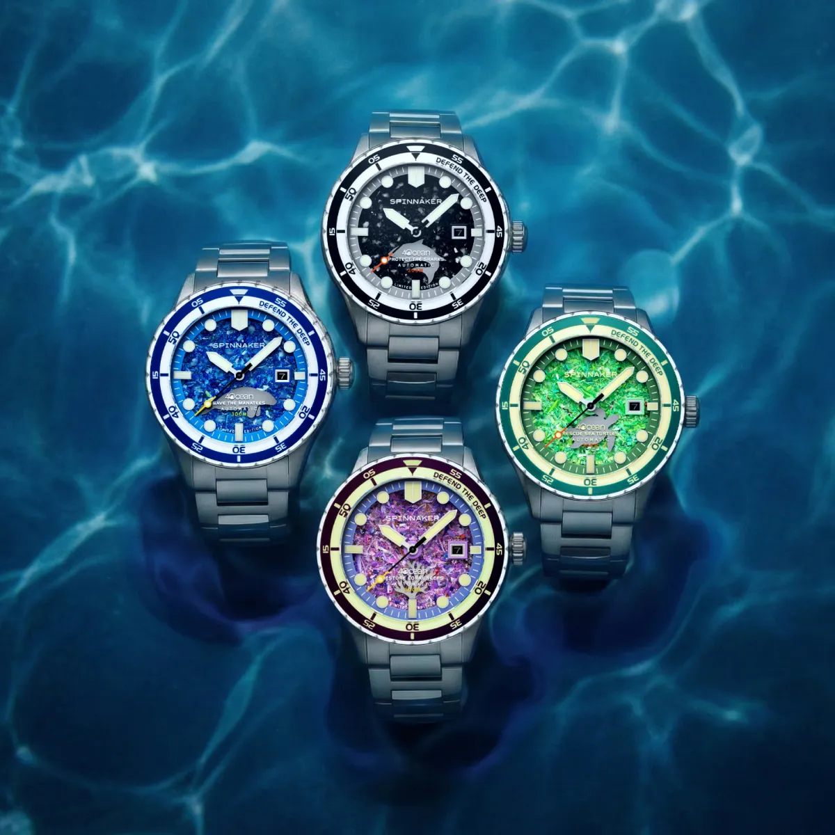 Spinnaker анонсировали лимитированную коллекцию Hass Automatic - 4ocean Limited Edition