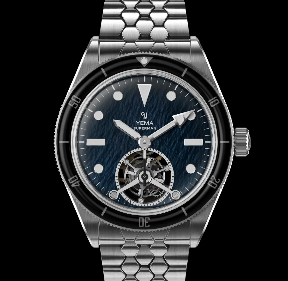 Пятая из пяти лимитка от Yema - Superman Titanium Tourbillon CMM.31 Limited Edition