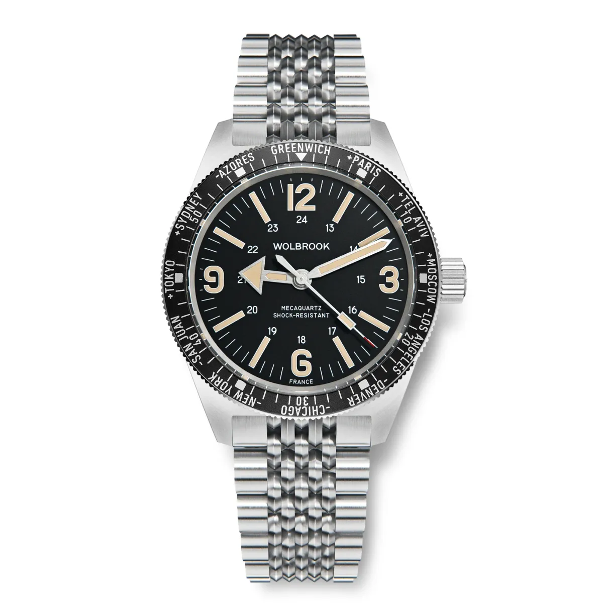 Wolbrook представили новую версию модели Skindiver WT Mecaquartz - Black Dial & Vintage Lume