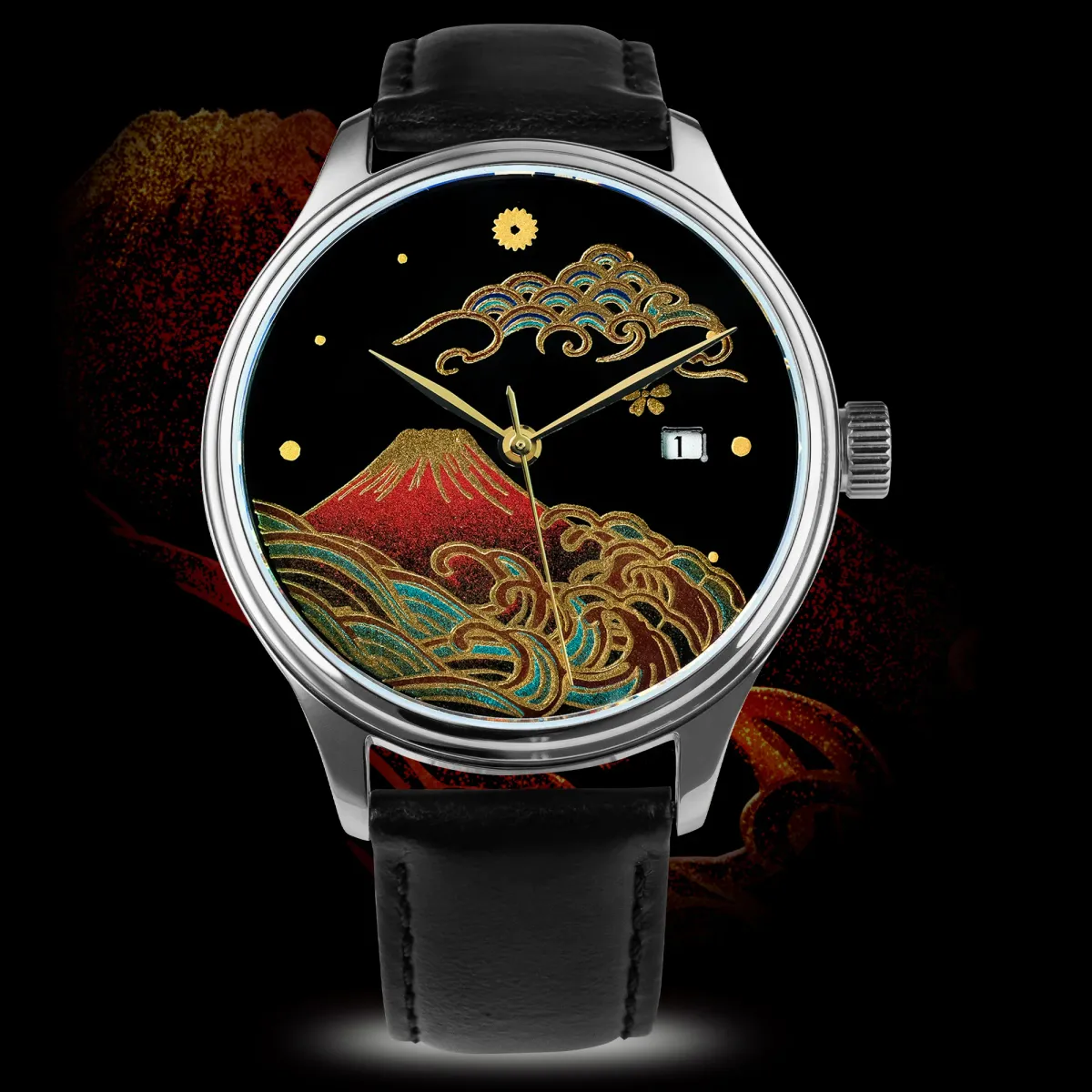 Японцы Wancher представили специальную версию Dream Watch - Aka Fuji Urushi Kindai Maki-e 蒔絵