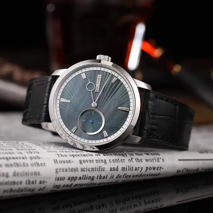 [пополнение] Baltany 4128 Mother‑of‑Pearl Guilloché Kickstarter Special Edition Black