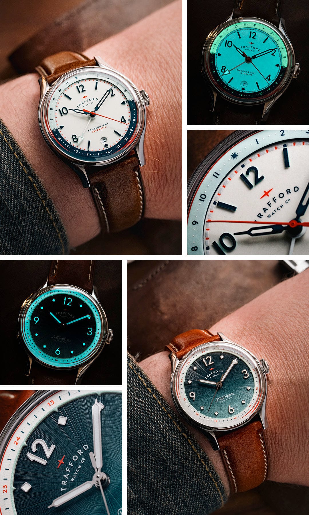 Американцы Trafford представили постоянную линейку Core - Touring GMT и Daytripper