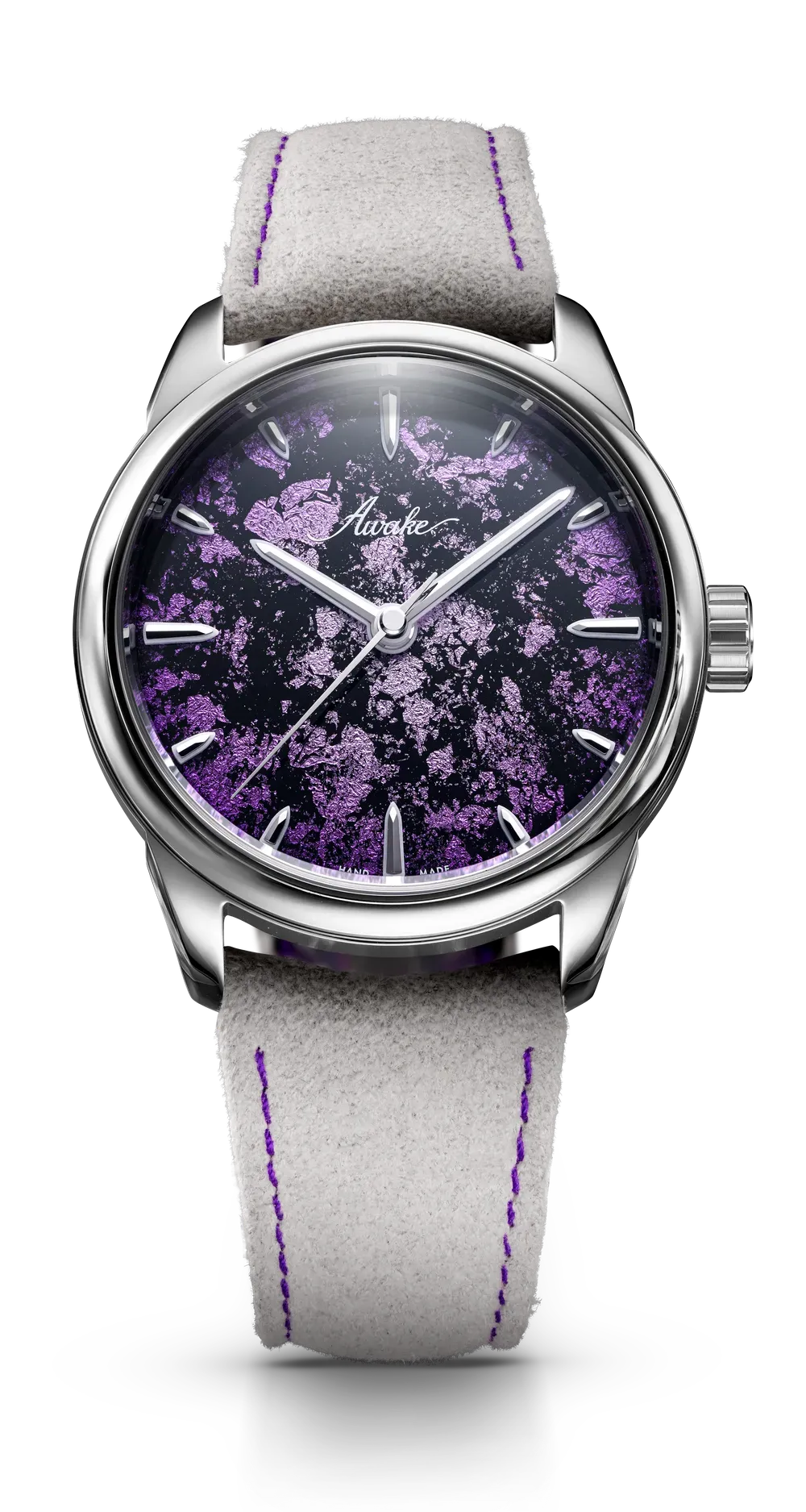Awake анонсировали совместно с Time+Tide Studio новую модель Sơn Mài Frosted Leaf «Ultraviolet»