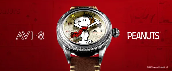 Анонс капсульной коллекции AVI-8 Snoopy’s Flying Ace Collection