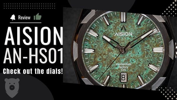 Aision AN-HS01 Hanmon Ryokusui от Esbjorn Wristwatch Reviews