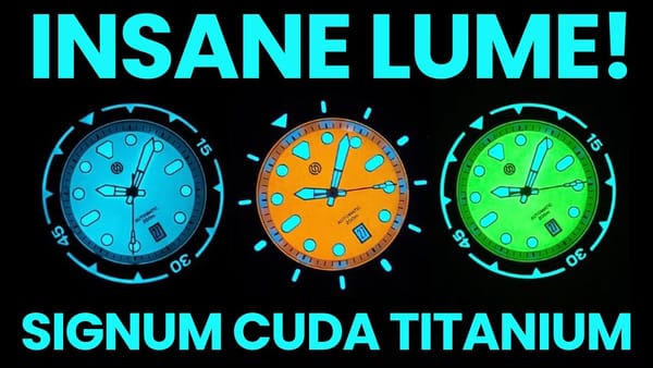 Signum Cuda Titanium от Just One More Watch