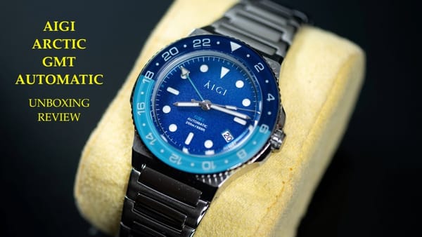 AIGI Arctic GMT от Valjoux Relogios