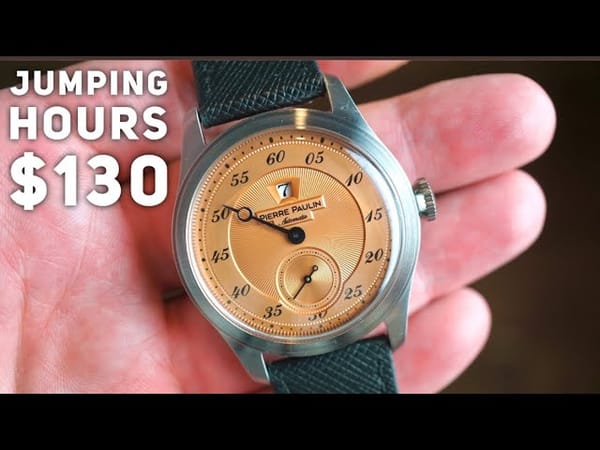 Merkur Pierre Paulin Jumping Hour от Watch Addiction Watch Reviews
