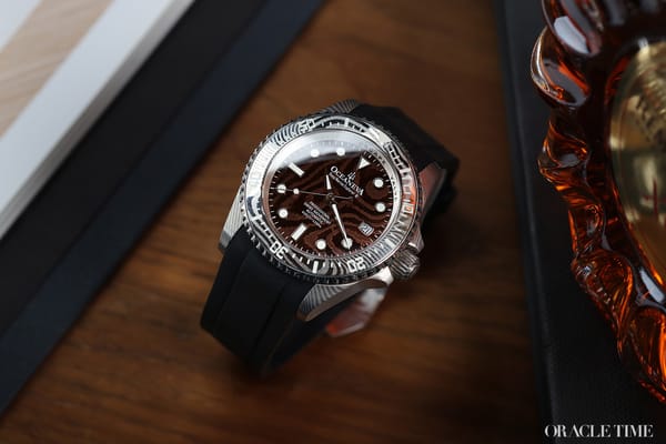 Oceaneva Deep Marine Explorer II Damascus Coffee Brown на Oracle Time