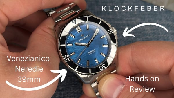 Venezianico‬ Nereide Tungsteno 39 от Klockfeber
