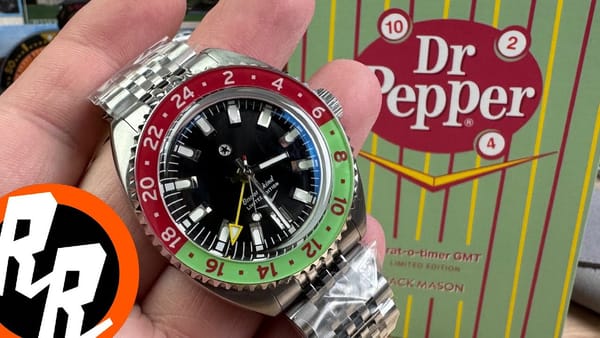 Распаковка Jack Mason x Dr. Pepper GMT от Random Rob