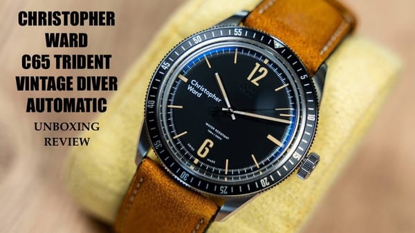 Christopher Ward C65 Trident Vintage Diver от Valjoux Relogios
