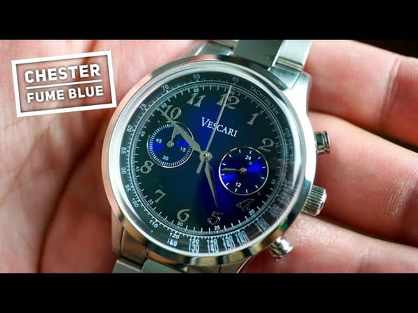 Vescari Chester Fume Blue Chronograph от Watch Addiction Watch Reviews