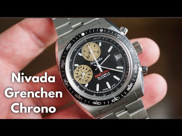 Nivada Grenchen Chronograph Yellow от Watch Addiction Watch Reviews