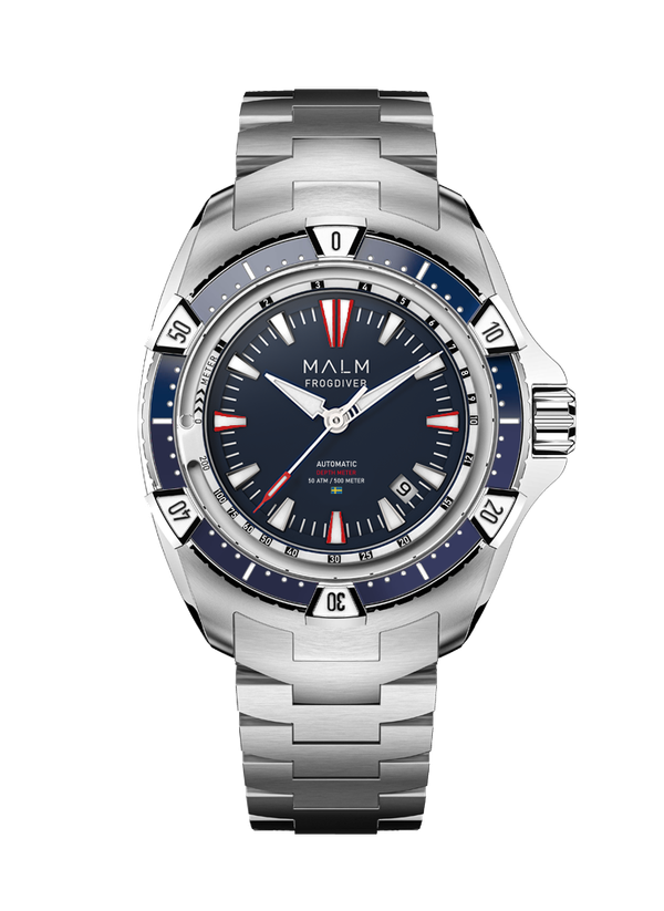 MALM Frogdiver II Navy 44 Swiss Automatic