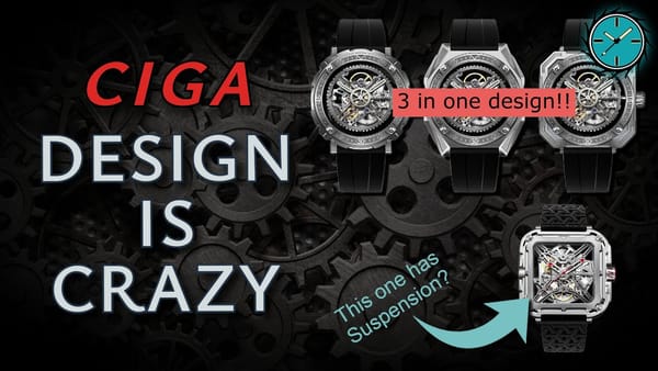 CIGA design X series от Escape Wheel watch Reviews
