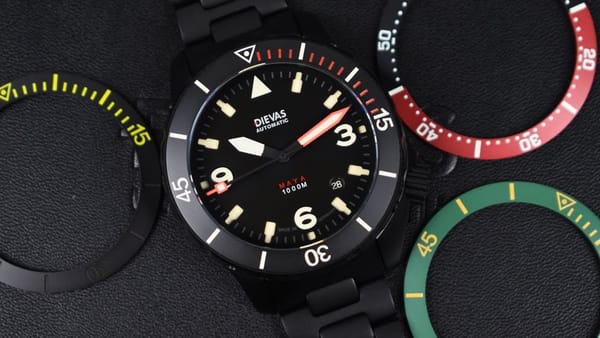 Dievas Maya MK III Black DLC от GNOMON WATCHES