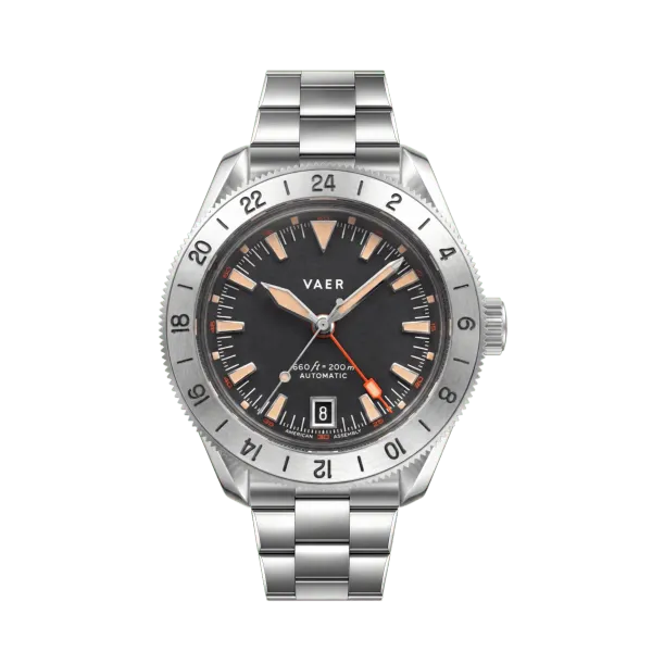 Vaer представили новый вариант модели G5 - Pacific Steel GMT - 42mm