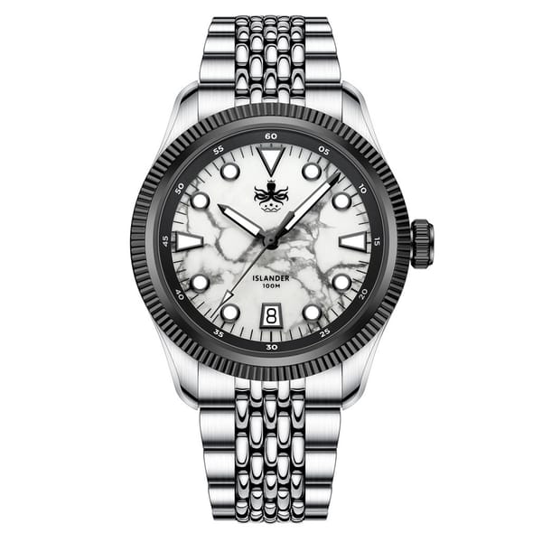 Китайцы PHOIBOS и американцы ISLANDER представили совместную лимитку Delphinus с каменными циферблатами