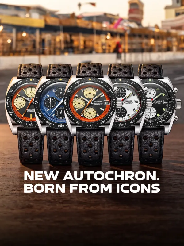 Nivada Grenchen анонсировали коллекцию хронографов Autochron