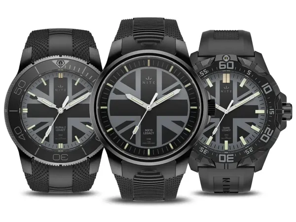 Британцы NITE Watches открыли предзаказ на серию LEGACY - MX10 Legacy, Hawk Legacy и Alpha Z Legacy