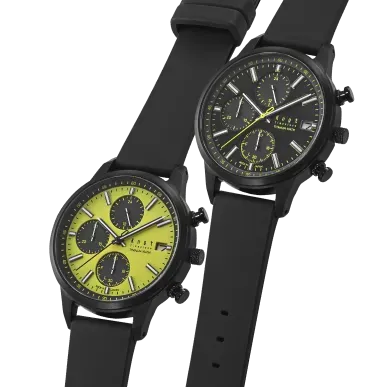 Японцы Knot представили две версии модели Titanium Solar Chronograph